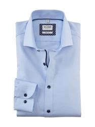 OLYMP Businesshemd Level Five body fit Hellblau/Blau/Dunkelblau