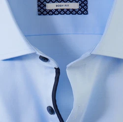 OLYMP Businesshemd Level Five body fit Hellblau/Blau/Dunkelblau