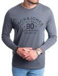 Jack & Jones Langarmshirt Regular Fit Longsleeve Dunkelgrau/Dunkelblau/Dunkelgrün/Grau/Blau/Khaki