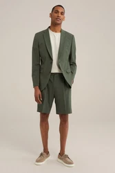 WE Fashion Shorts Dunkelgrün/Khaki/Grün