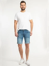 Rock Creek Jeansshorts Herren Bermuda Blau (H-374)