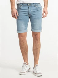 Rock Creek Jeansshorts Herren Bermuda Blau (H-374)