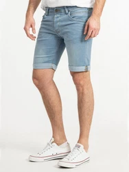 Rock Creek Jeansshorts Herren Bermuda Blau (H-374)