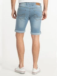 Rock Creek Jeansshorts Herren Bermuda Blau (H-374)