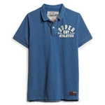Superdry Poloshirt Vintage Athletic Polo Logo Hellblau/Blau/Dunkelblau