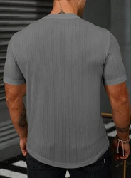JMIERR Muscleshirt T-Shirts für Herren Hemd Kurzarm Sport Sommer Dunkelgrau/Grau/Hellgrau/Schwarz