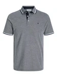 Jack & Jones Poloshirt Fit Polo Shirt JJEPAULOS Sommer Hemd Pique (1-tlg) (3615) Grau (3615)