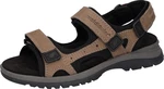 Waldläufer Sandale H-Taro Khaki/Beige/Braun/Dunkelbraun