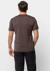 Jack Wolfskin T-Shirt HIKING S/S Rot/Braun/Orange