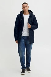 Blend Fleecejacke BHOuterwear Dunkelblau/Hellblau