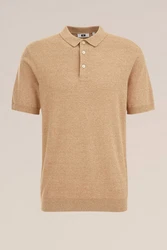 WE Fashion Poloshirt Braun/Khaki/Beige