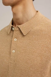 WE Fashion Poloshirt Braun/Khaki/Beige