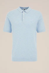 WE Fashion Poloshirt Hellblau/Blau