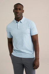WE Fashion Poloshirt Hellblau/Blau