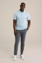 WE Fashion Poloshirt Hellblau/Blau