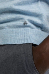 WE Fashion Poloshirt Hellblau/Blau