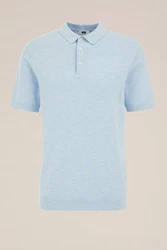 WE Fashion Poloshirt Hellblau/Blau