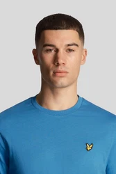 Lyle & Scott T-Shirt Plain Hellblau/Blau
