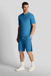 Lyle & Scott T-Shirt Plain Hellblau/Blau