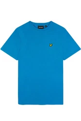 Lyle & Scott T-Shirt Plain Hellblau/Blau