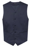 GREIFF Anzugweste CORPORATE Regular Fit Dunkelblau/Hellblau/Blau