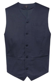 GREIFF Anzugweste CORPORATE Regular Fit Dunkelblau/Hellblau/Blau