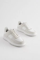 Next EDIT Tennisschuhe Sneaker Weiß/Grau/Beige/Creme