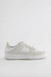 Next EDIT Tennisschuhe Sneaker Weiß/Grau/Beige/Creme