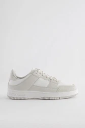 Next EDIT Tennisschuhe Sneaker Weiß/Grau/Beige/Creme