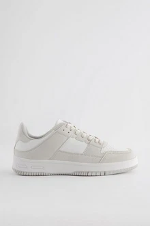 Next EDIT Tennisschuhe Sneaker Weiß/Grau/Beige/Creme