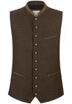 Stockerpoint Trachtenweste Hudson Khaki/Dunkelgrün/Dunkelbraun/Braun