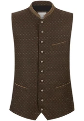 Stockerpoint Trachtenweste Hudson Khaki/Dunkelgrün/Dunkelbraun/Braun