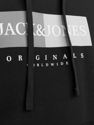 Jack & Jones Hoodie JOR Frederiksberg Hellblau/Schwarz/Beige/Braun