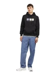 Jack & Jones Hoodie JOR Frederiksberg Hellblau/Schwarz/Beige/Braun