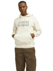 Jack & Jones Hoodie JOR Frederiksberg pastellgrün/schwarz/wollweiß
