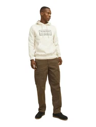 Jack & Jones Hoodie JOR Frederiksberg pastellgrün/schwarz/wollweiß