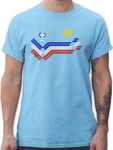 Shirtracer T-Shirt France Fanartikel EM Wappen 2024 