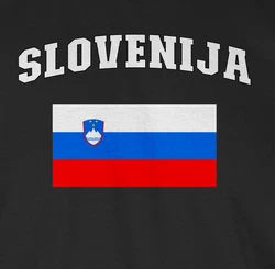 Shirtracer T-Shirt Slovenija Schriftzug mit Flagge Slowenien Slovenia 2024 Fussball EM Fanartikel Silber/Grün/Rosa
