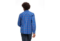 Maier Sports Funktionshemd Claas Herren Hemd OMBRE BLUE / BLUE CHECK