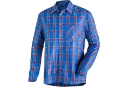 Maier Sports Funktionshemd Claas Herren Hemd OMBRE BLUE / BLUE CHECK