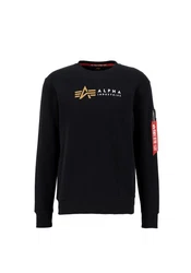Alpha Industries Sweatshirt Alpha Label Sweater für Herren 