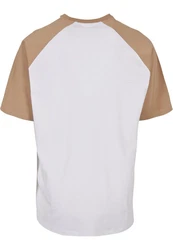 URBAN CLASSICS Urban Classics Herren Organic Oversized Raglan Tee Beige/Braun/Khaki/Weiß