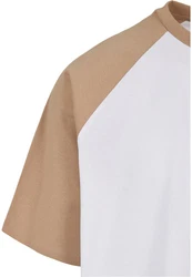 URBAN CLASSICS Urban Classics Herren Organic Oversized Raglan Tee Beige/Braun/Khaki/Weiß
