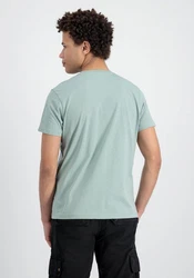 Alpha Industries T-Shirt Alpha Label T Grün/Hellgrün/Hellblau
