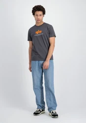 Alpha Industries Shirt T Rubber Dunkelgrau/Hellgrau/Grau