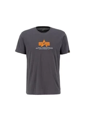 Alpha Industries Shirt T Rubber Dunkelgrau/Hellgrau/Grau
