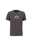 Alpha Industries Shirt T Rubber Dunkelgrau/Hellgrau/Grau