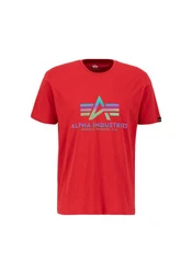 Alpha Industries T-Shirt Basic T Rainbow Reflective Regenbogen