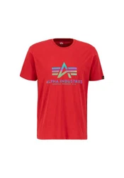 Alpha Industries T-Shirt Basic T Rainbow Reflective Regenbogen