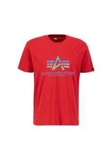 Alpha Industries T-Shirt Basic T Rainbow Reflective Regenbogen